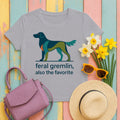 Flat-Coat Feral Gremlin Tee in Athletic Heather