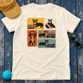 Retro Corgi Mixtape Vibe T-Shirt in Natural