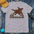 Yes I'm The Chocolate One Chocolate Lab T-Shirt in Athletic Heather