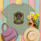 german wirehaired pointer good-girl-club tee flat lay hero