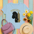 Personally Invested Poodle T-Shirt in Light Blue