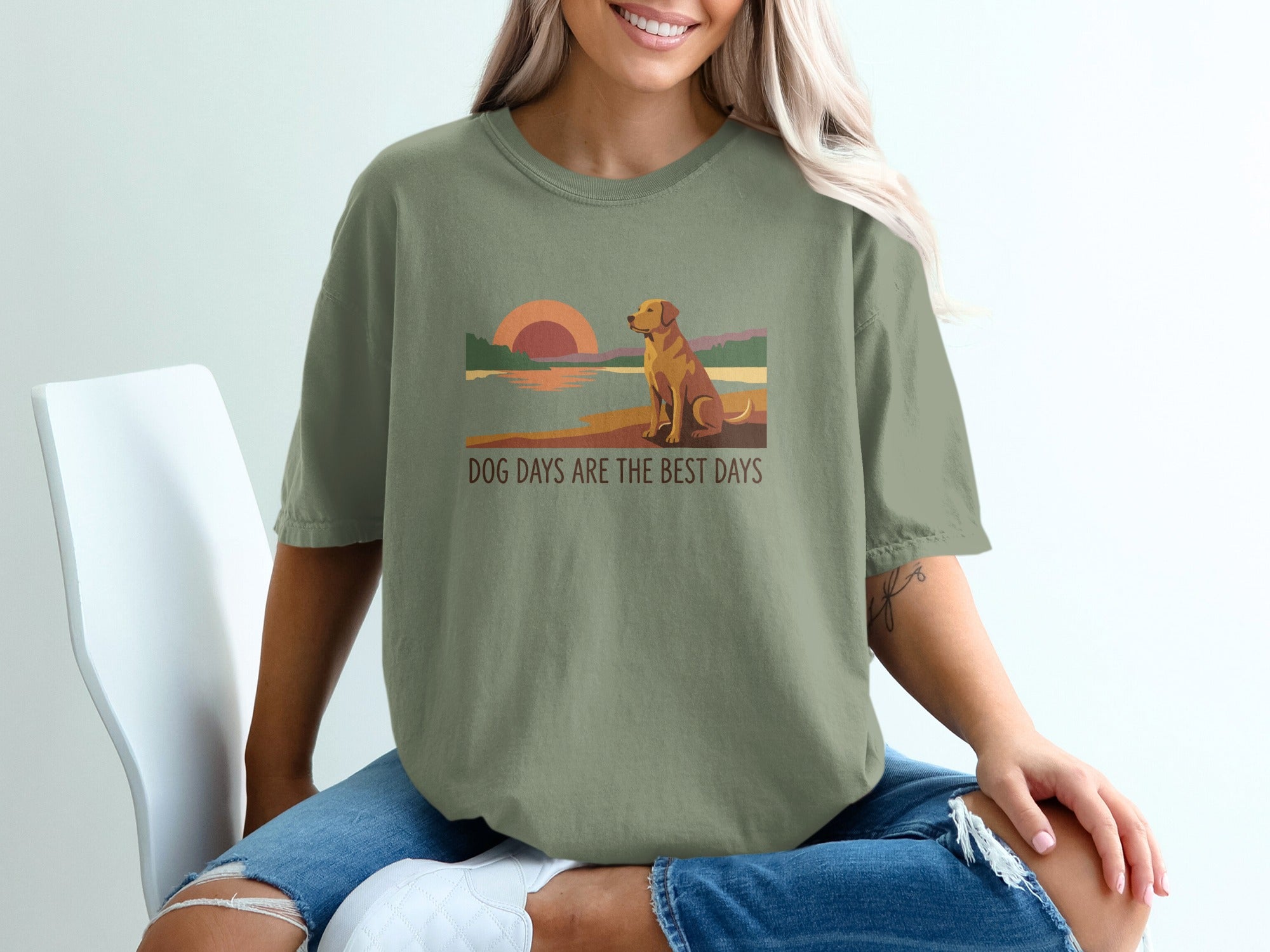Dog Days Are The Best Days Graphic T-shirt