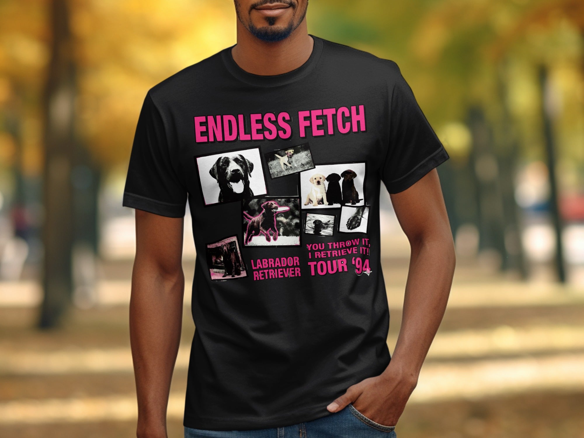 Endless Fetch Labrador Retriever Tour '94 T-shirt