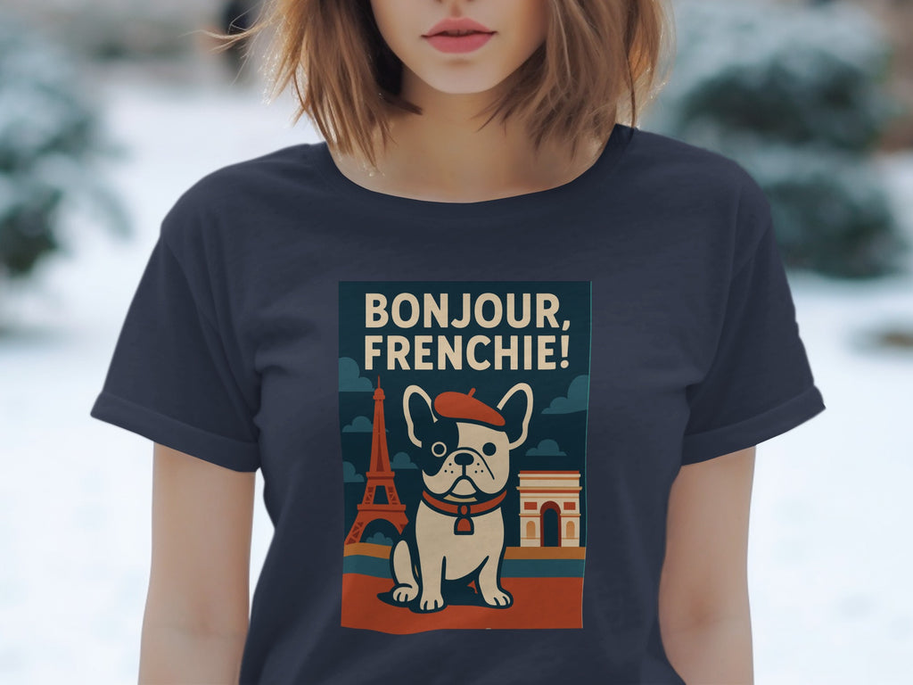 Bonjour French Bulldog Graphic T-Shirt Product