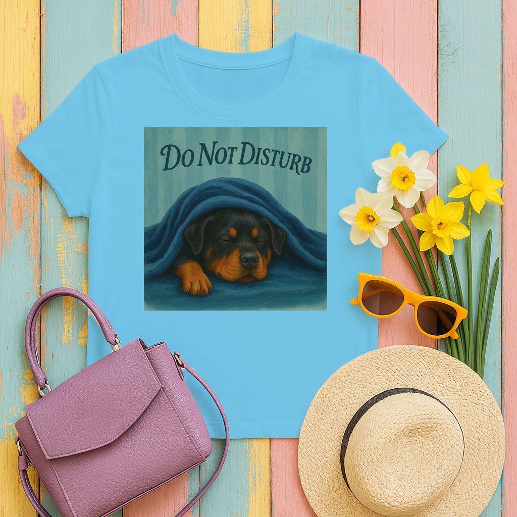 Do Not Disturb Sleeping Puppy Graphic Tee product