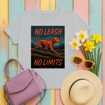 No Leash No Limits Dog Themed Apparel Product