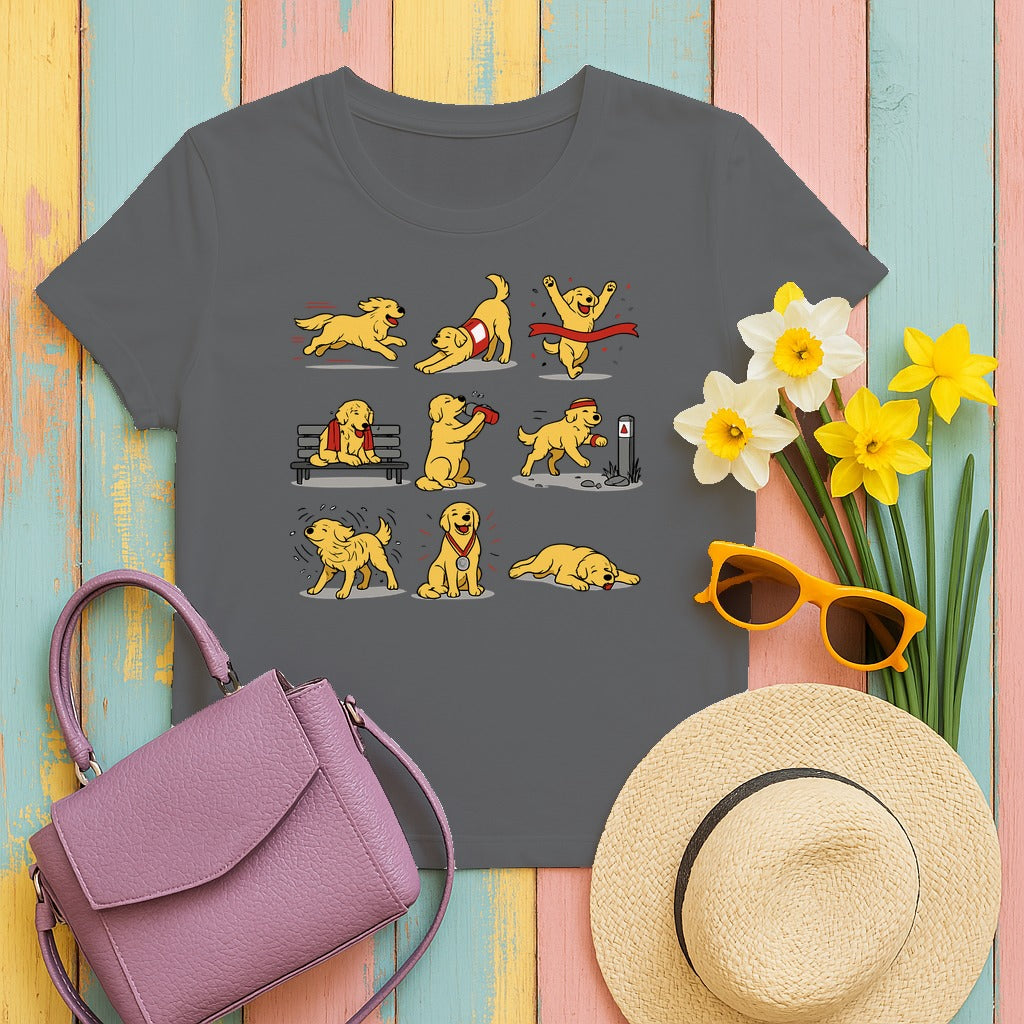 Golden's Run T-Shirt in Graphite Heather