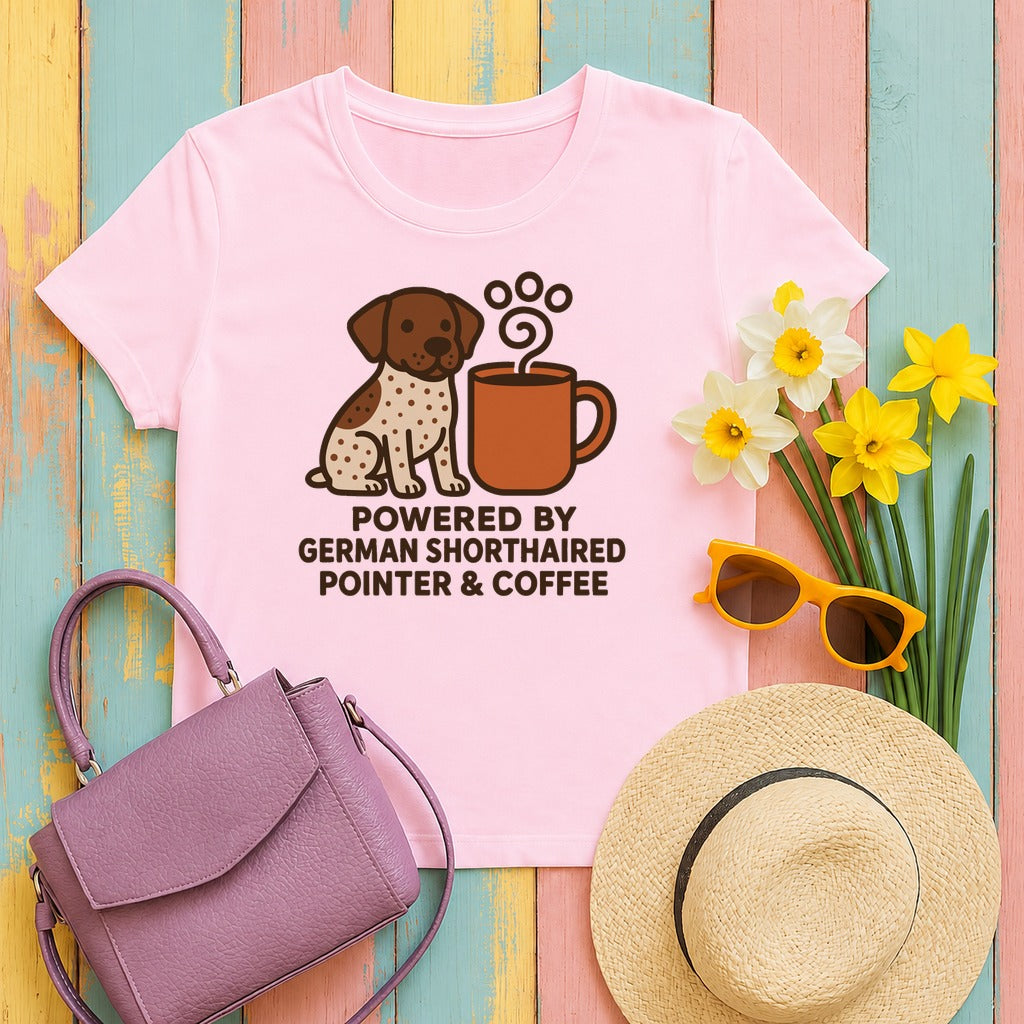 GSP Coffee Ritual Graphic T-Shirt in Light Pink