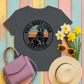 Full-Body Lean Certified Black Labrador T-Shirt in Charcoal