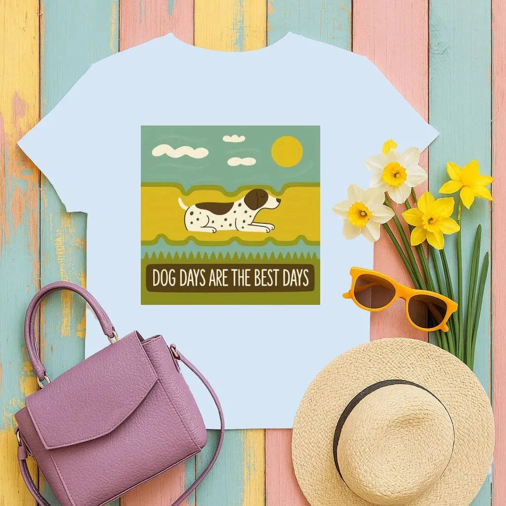 Dog Days Are The Best Days German Shorthaired Pointer T-Shirt T-shirt