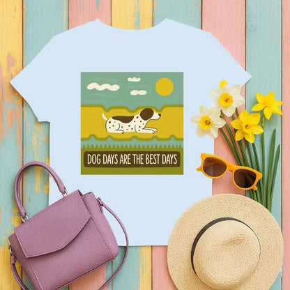 Dog Days Are The Best Days German Shorthaired Pointer T-Shirt T-shirt