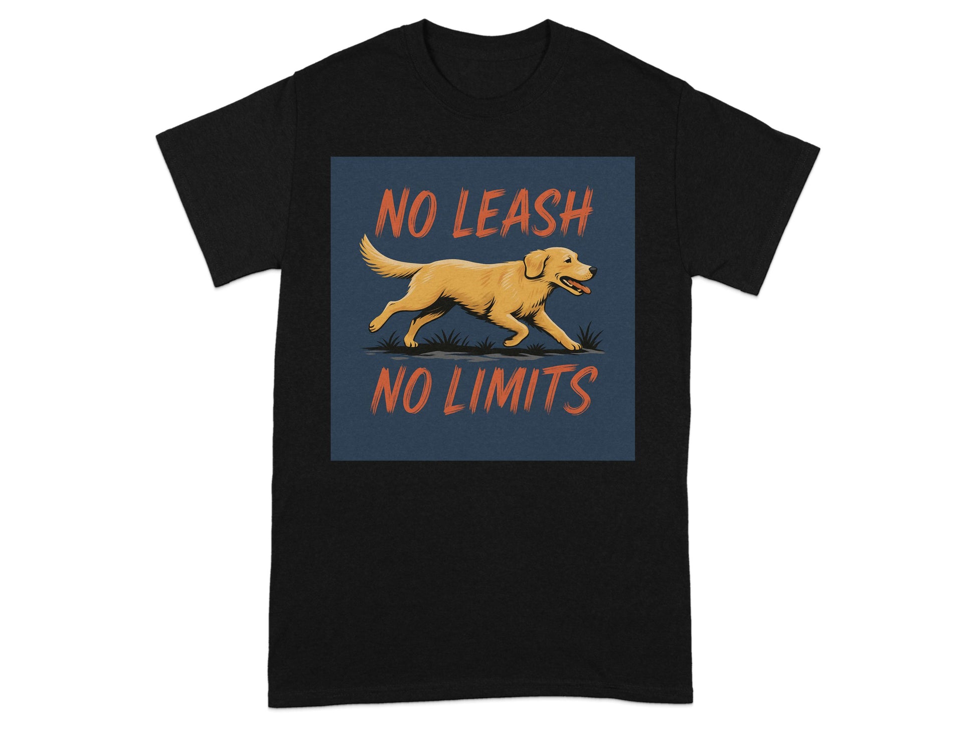 No Leash No Limits Graphic Dog Lover T-Shirt product