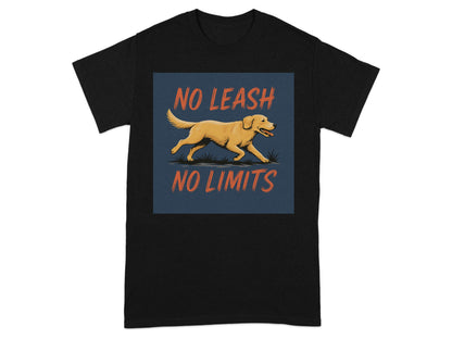 No Leash No Limits Graphic Dog Lover T-Shirt product