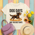 Dog Days Best Days Gordon Setter T-Shirt in Natural