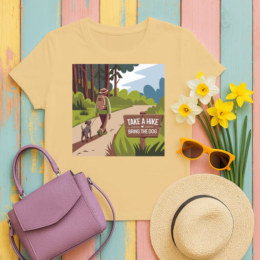Take A Hike Bring The Dog Graphic T-Shirt product type