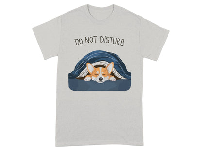 Do Not Disturb Corgi Under Blanket T-shirt product