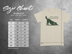 Gildan 5000 size chart for heavy cotton t-shirt with dog graphic.