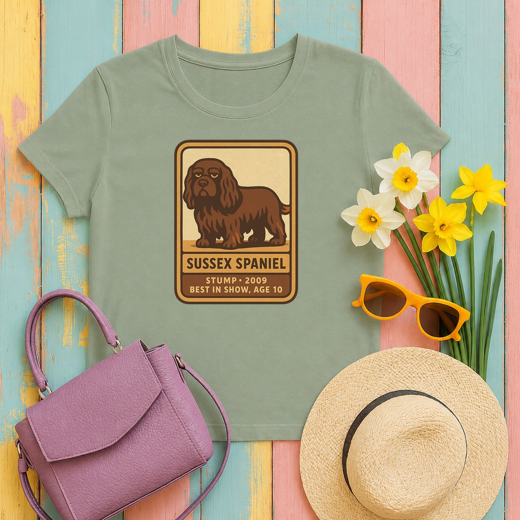 Sussex Stump 2009 Card Tee in Sage