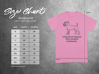 Size chart for Gildan 5000 heavy cotton t-shirt with Schnauzer graphic.