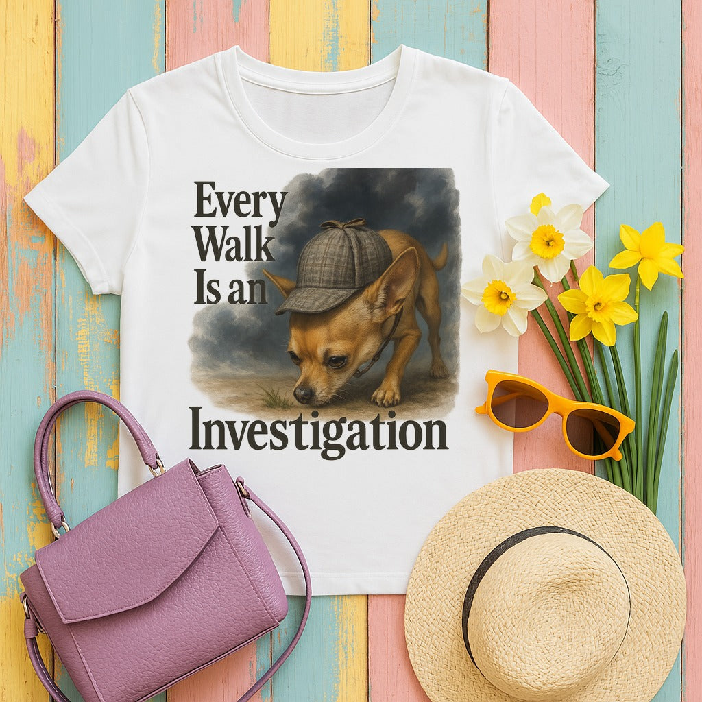 Canine Detective Chihuahua t-shirt