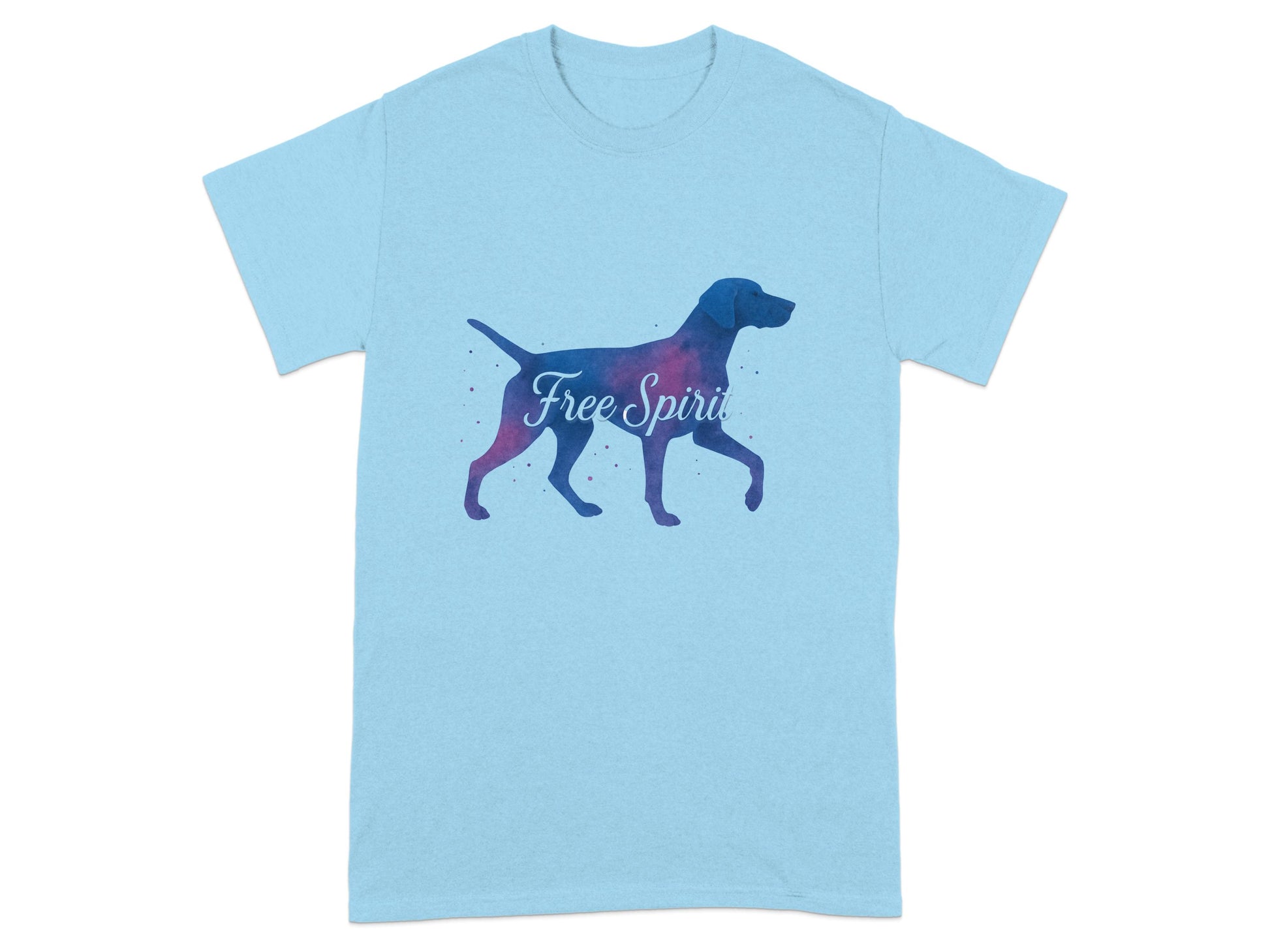 Free Spirit Dog Silhouette Graphic T-shirt product