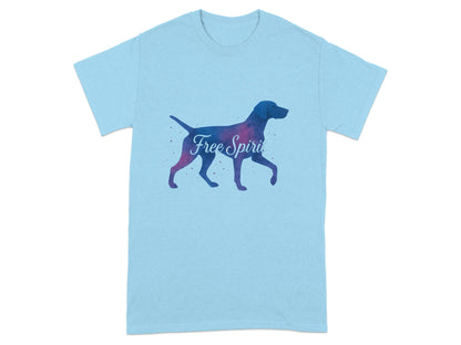 Free Spirit Dog Silhouette Graphic T-shirt product
