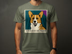 Graphic of a corgi with the text "ENDLESS HUNGER" below.
