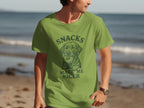 Snacks Make Me Nicer Dog Graphic T-Shirt