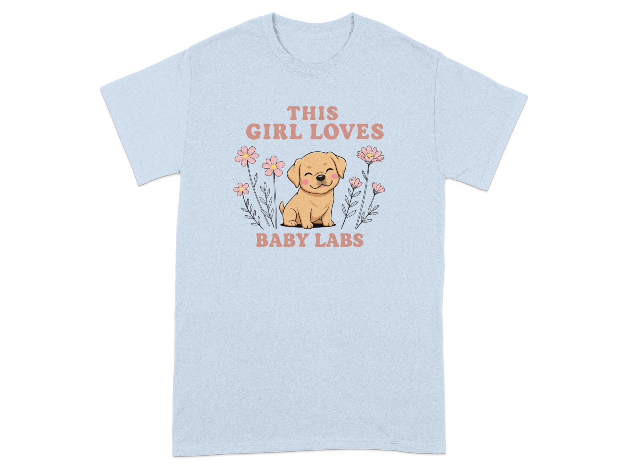This Girl Loves Baby Labs Graphic T-Shirt Product