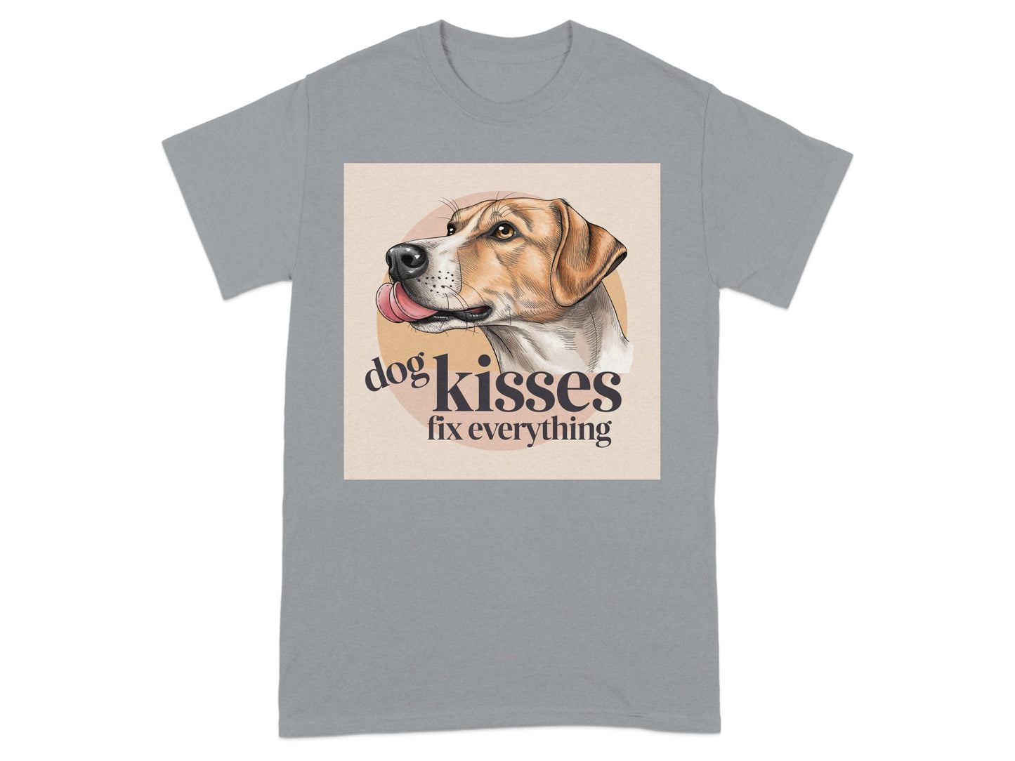 Dog Kisses Fix Everything Graphic T-shirt product type