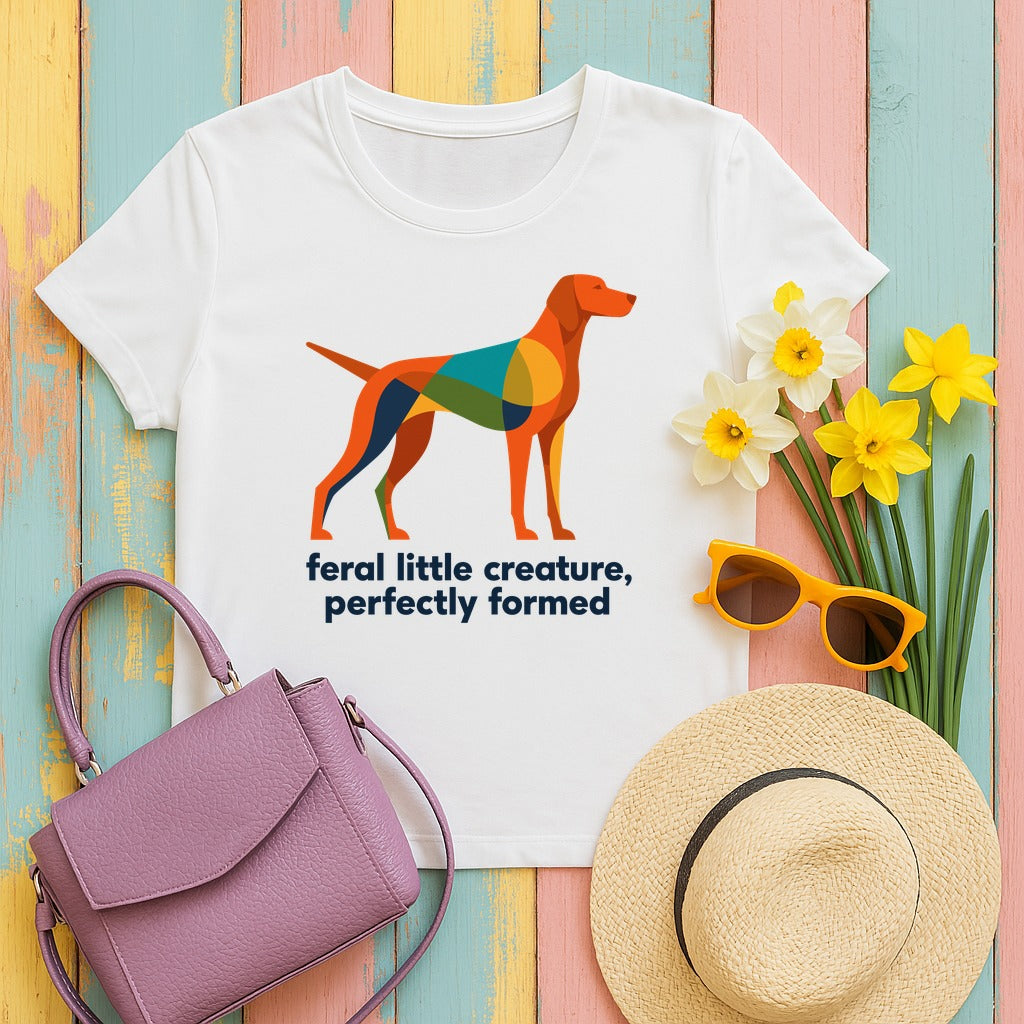 Feral Little Creature Vizsla T-Shirt in White