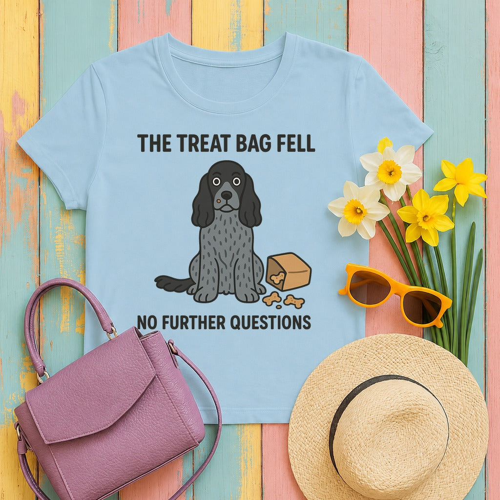 English Cocker The Treat Bag Fell Tee in Light Blue