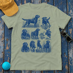 Indigo Labrador Collage T-Shirt — Sage