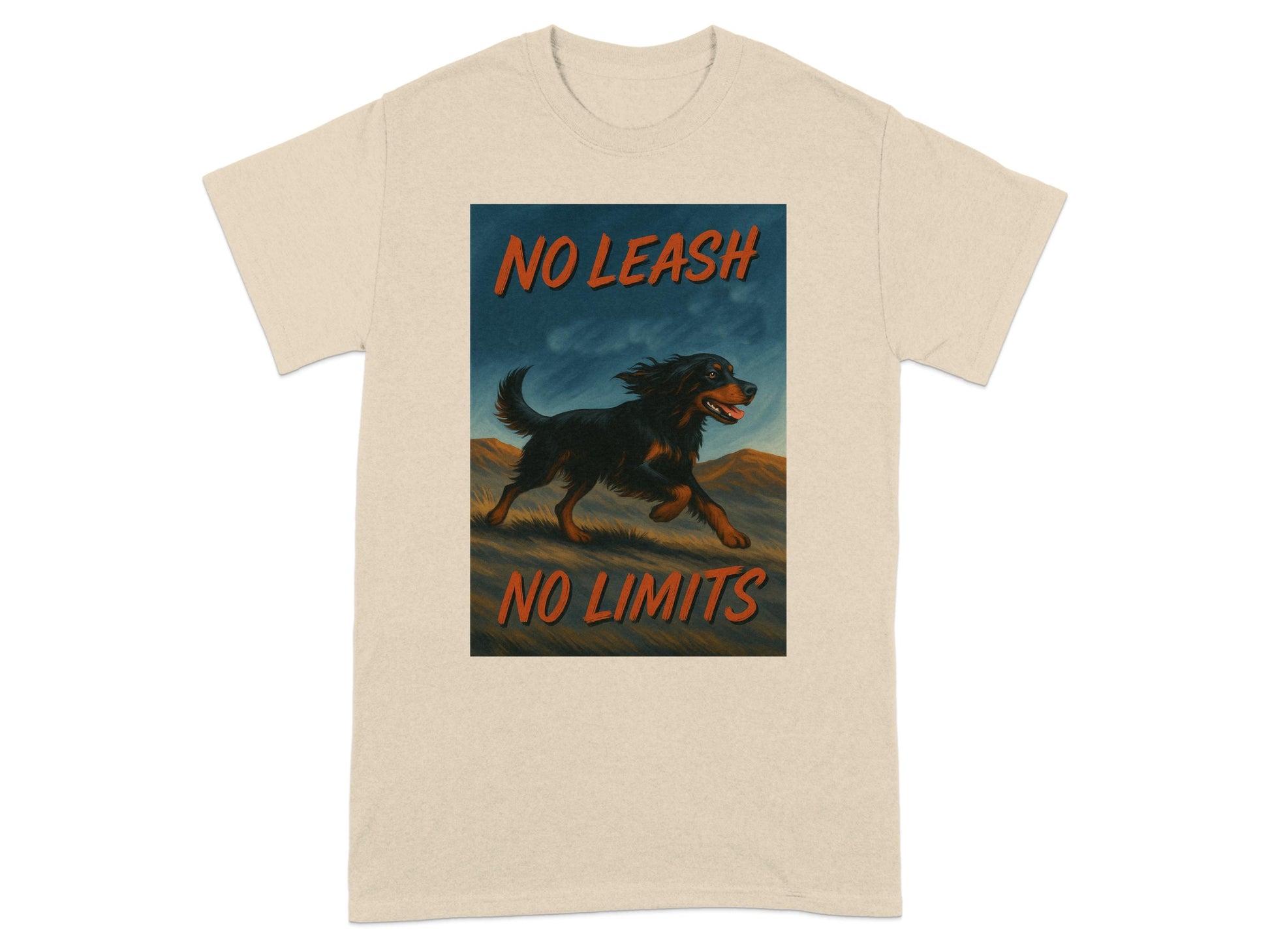 No Leash No Limits Printed Dog T-shirt product