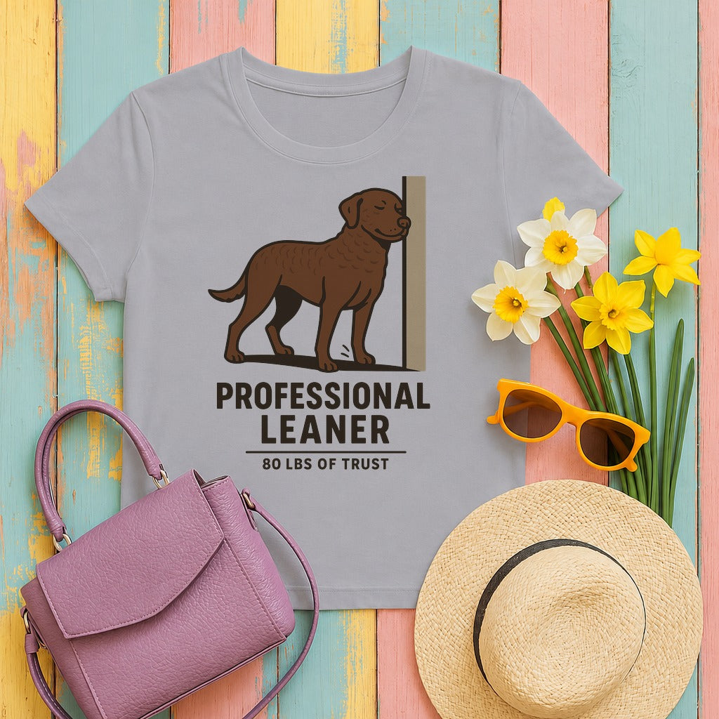 chesapeake bay retriever professional-leaner tee flat lay hero
