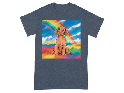 Colorful Rainbow Dog Graphic T-Shirt product