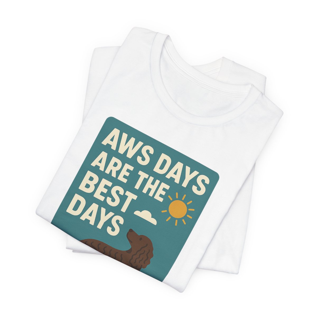 American Water Spaniel AWS Days Are The Best Days Tee