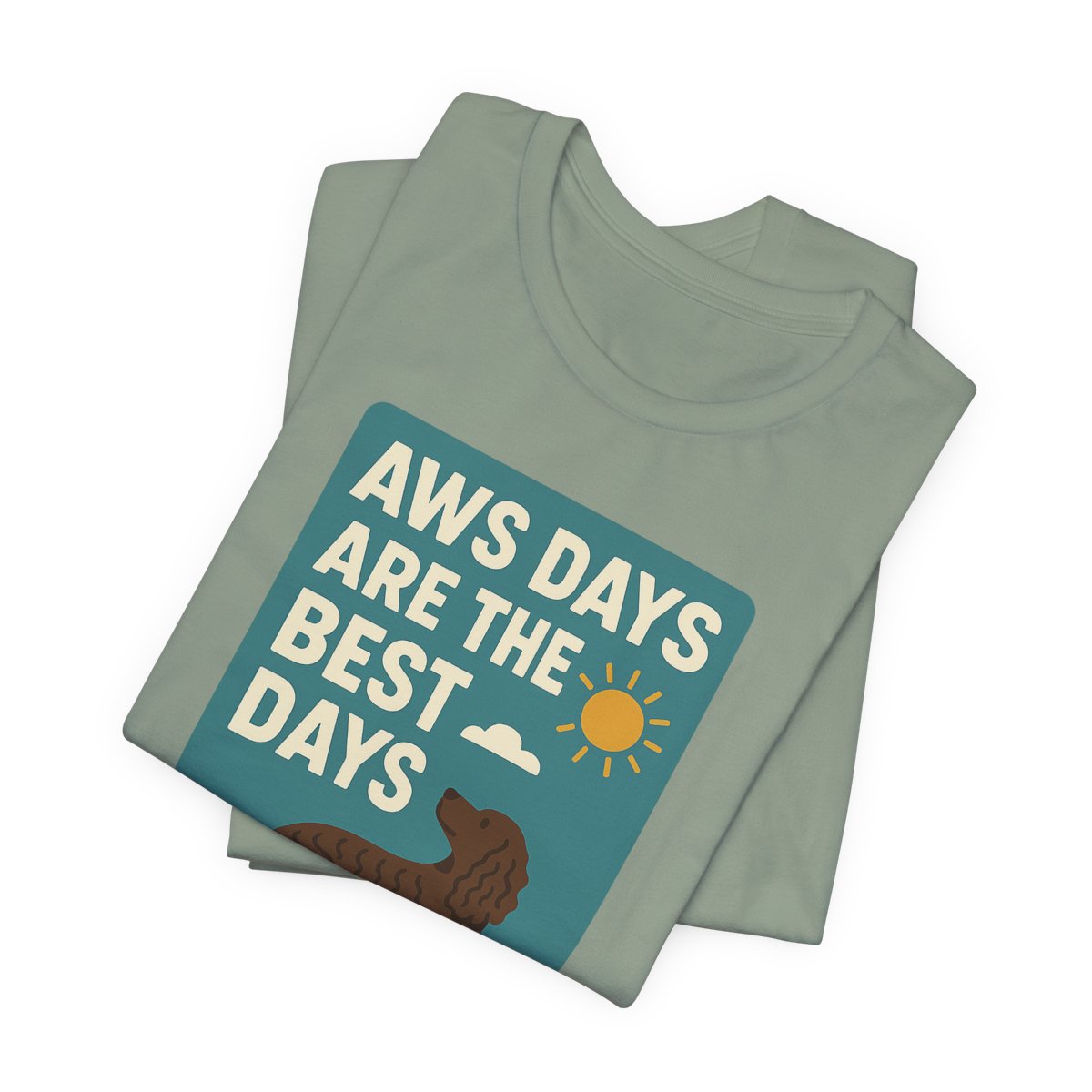 American Water Spaniel AWS Days Are The Best Days Tee