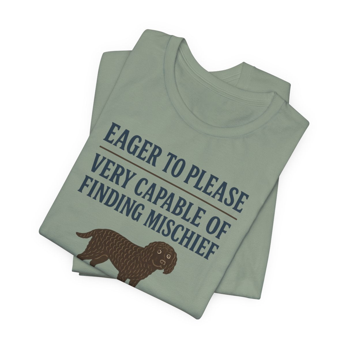 American Water Spaniel Eager To Please And Finding Mischief Tee
