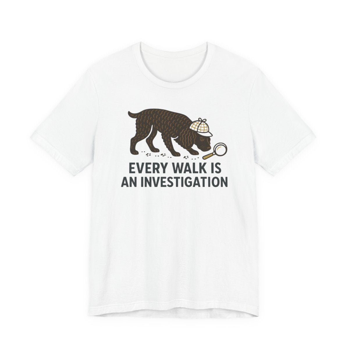 American Water Spaniel Every Walk Is An Investigation Tee