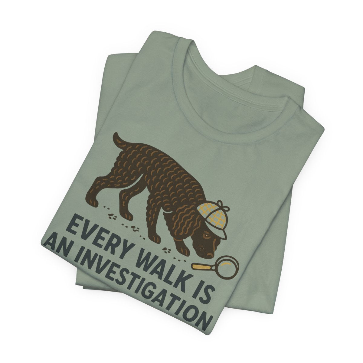 American Water Spaniel Every Walk Is An Investigation Tee