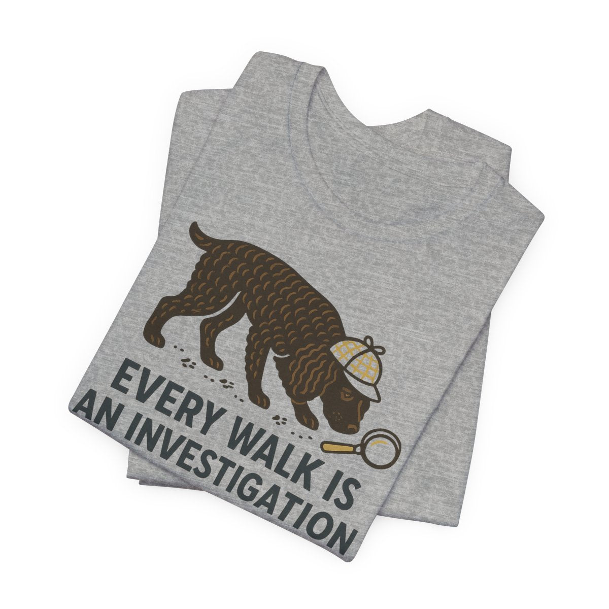 American Water Spaniel Every Walk Is An Investigation Tee