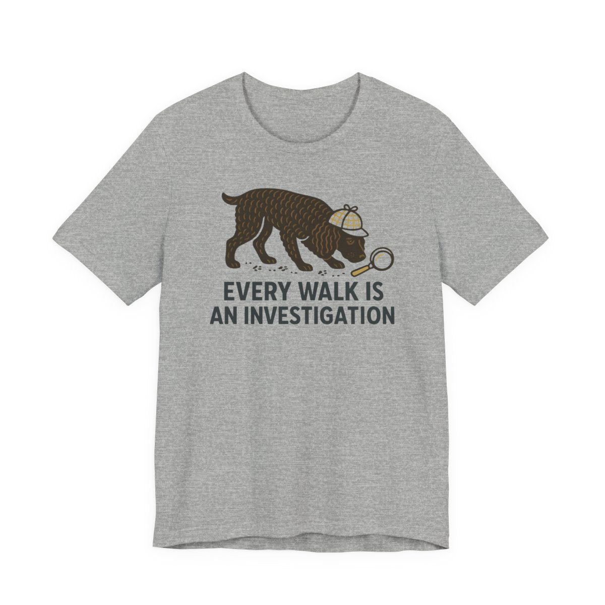 American Water Spaniel Every Walk Is An Investigation Tee