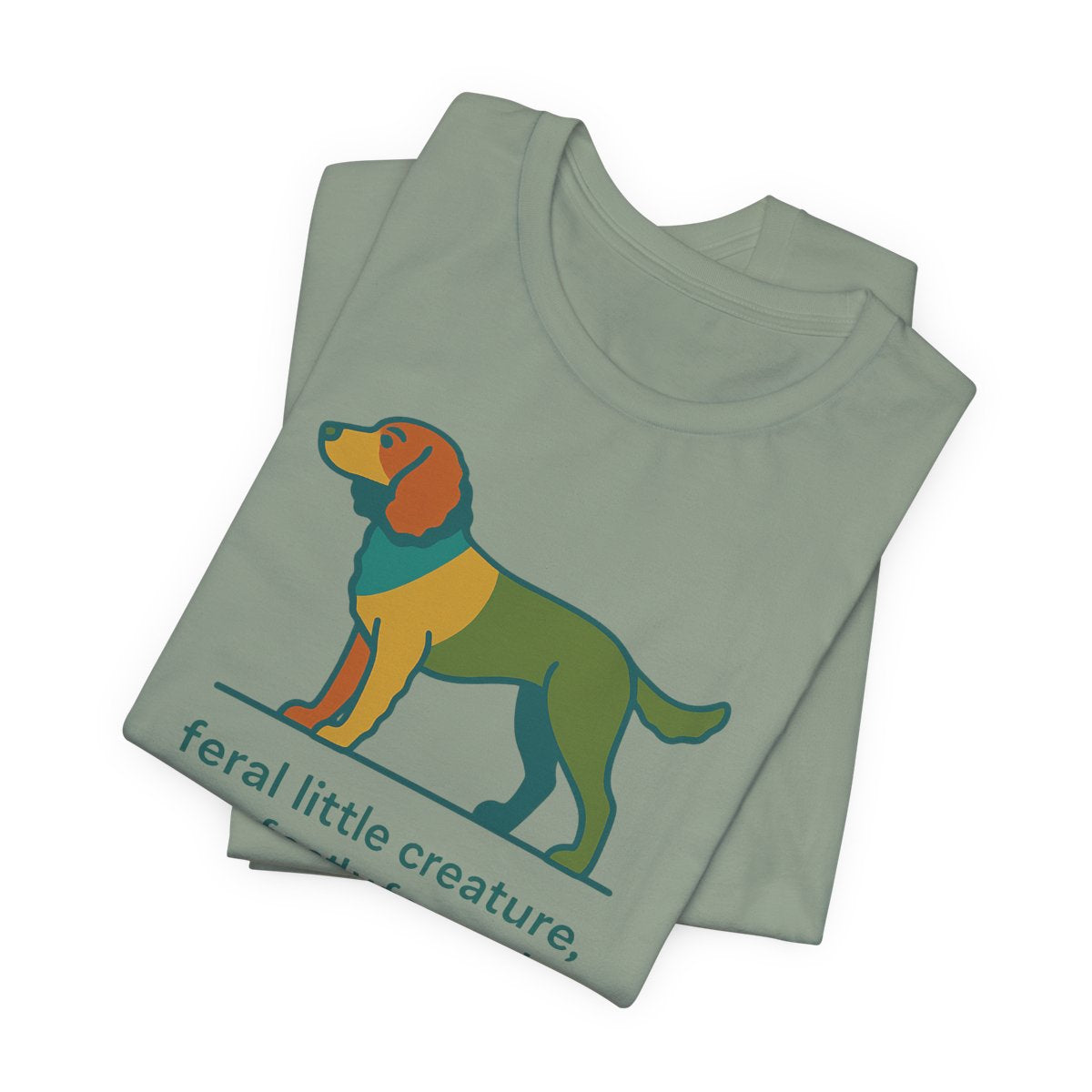 American Water Spaniel Feral Little Creature Tee