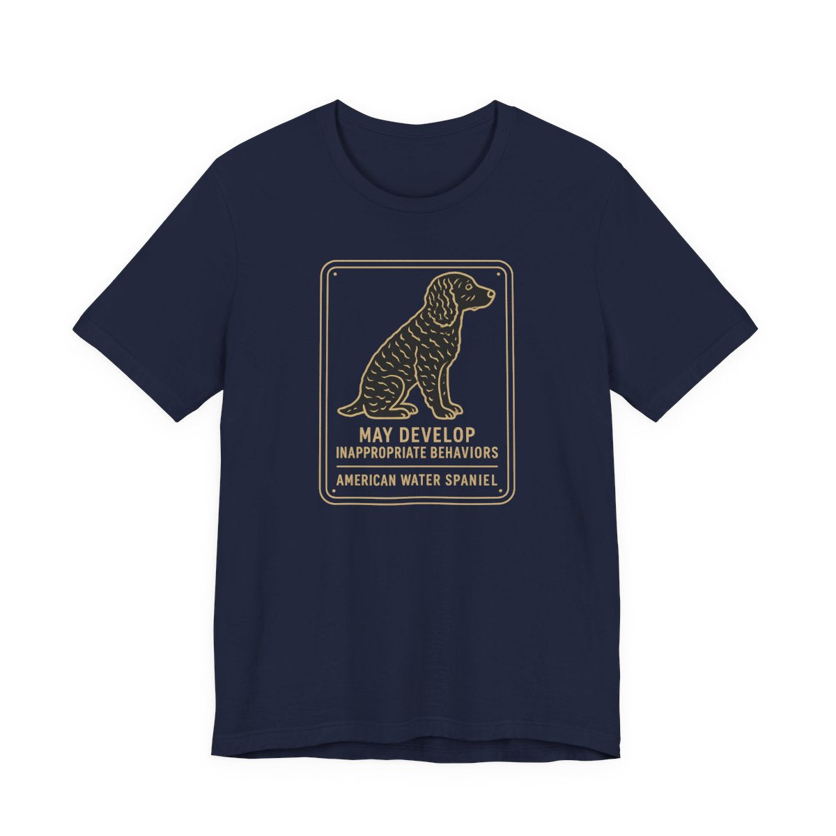 American Water Spaniel May Develop Inappropriate Behaviors Tee