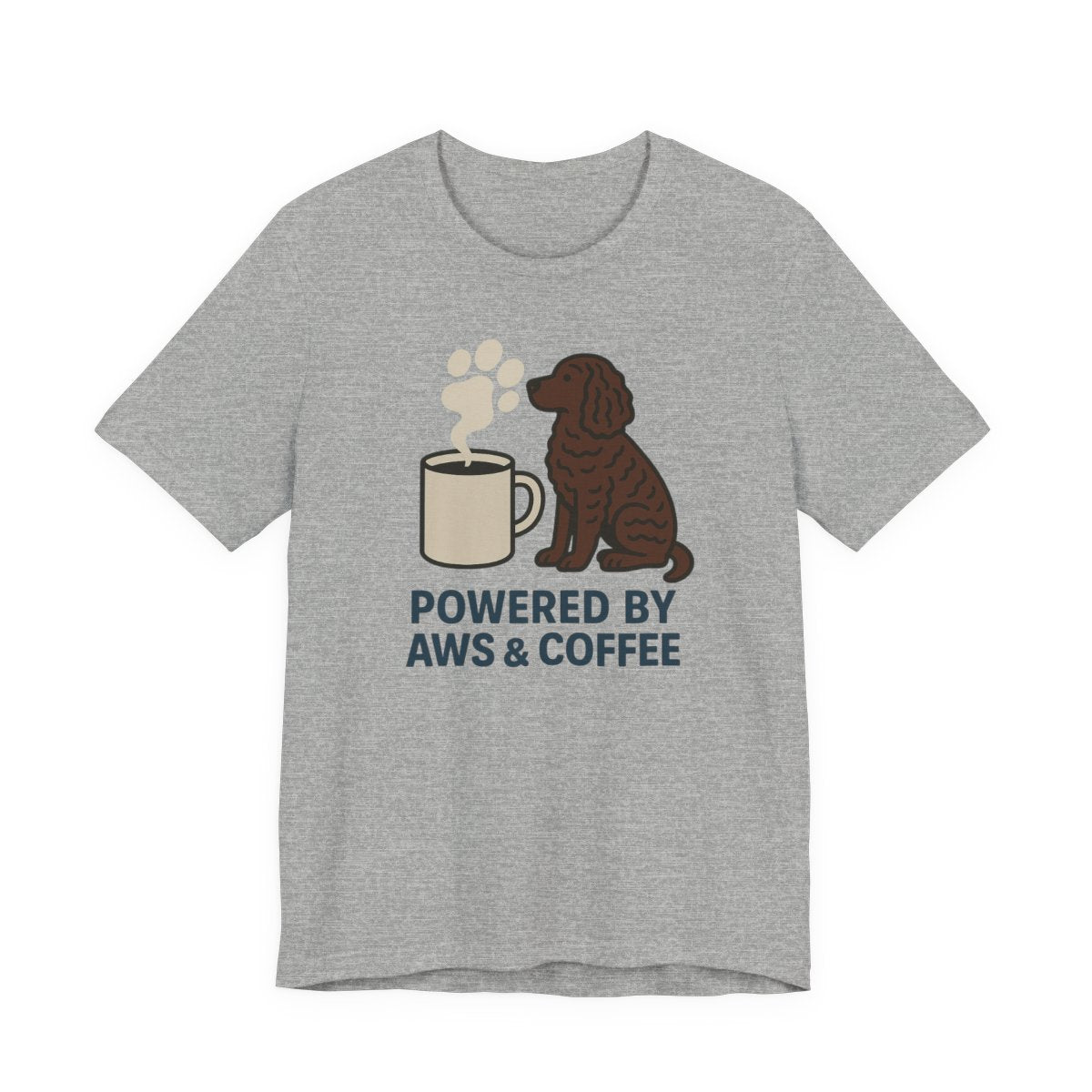 American Water Spaniel Powered By AWS And Coffee Tee