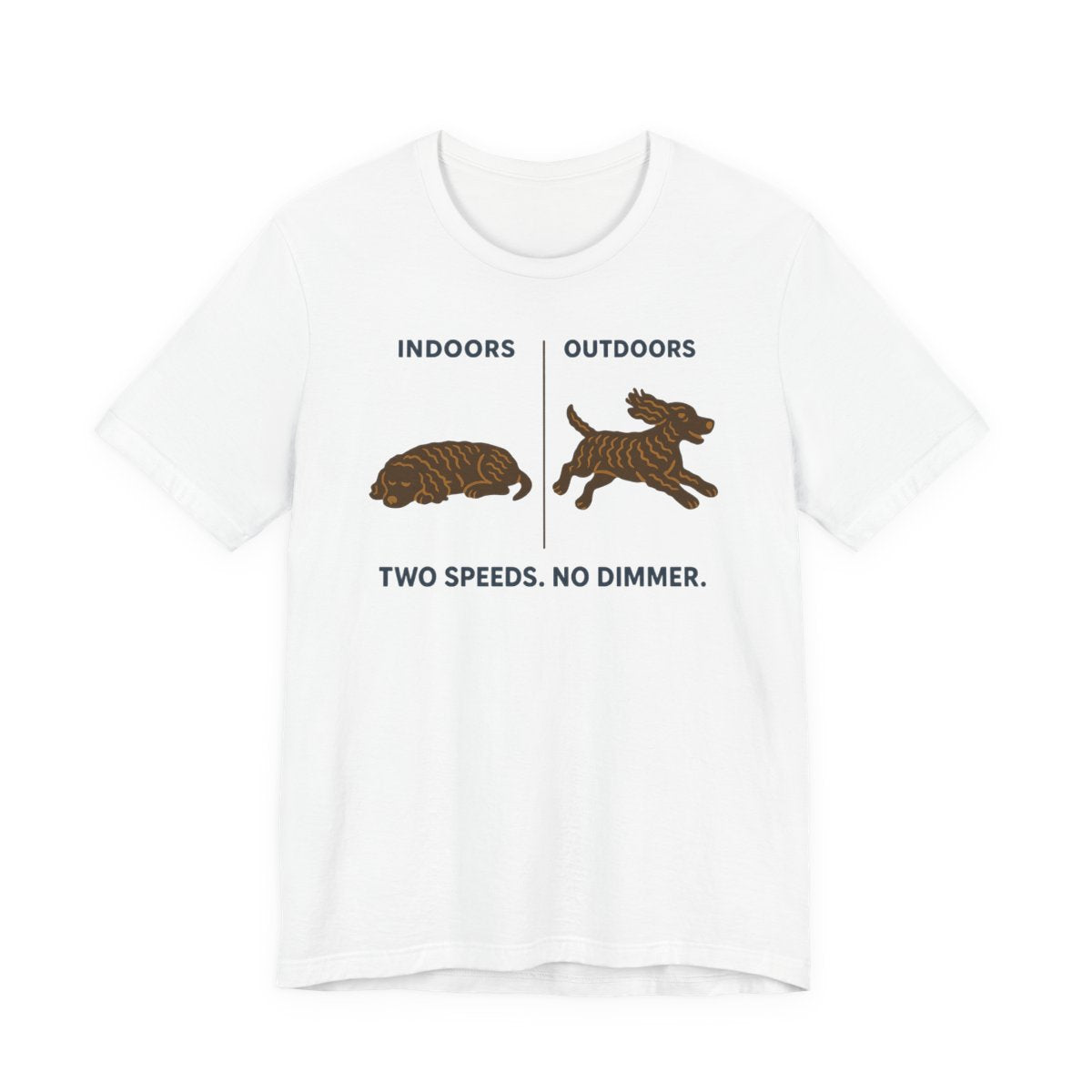 American Water Spaniel Two Speeds No Dimmer Tee