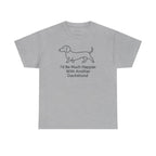 Another Dachshund Please Funny t-shirt, Sport Grey