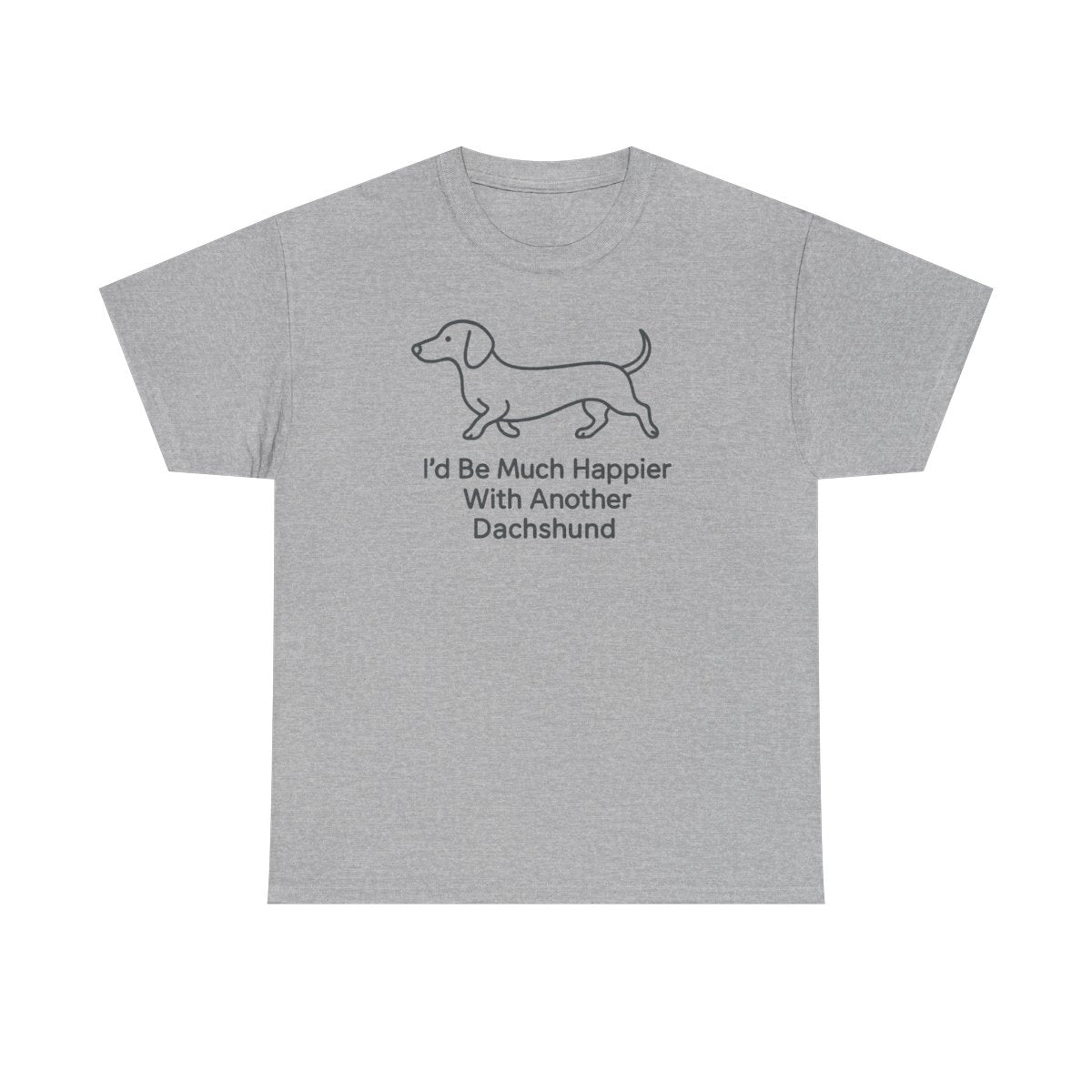 Another Dachshund Please Funny t-shirt, Sport Grey
