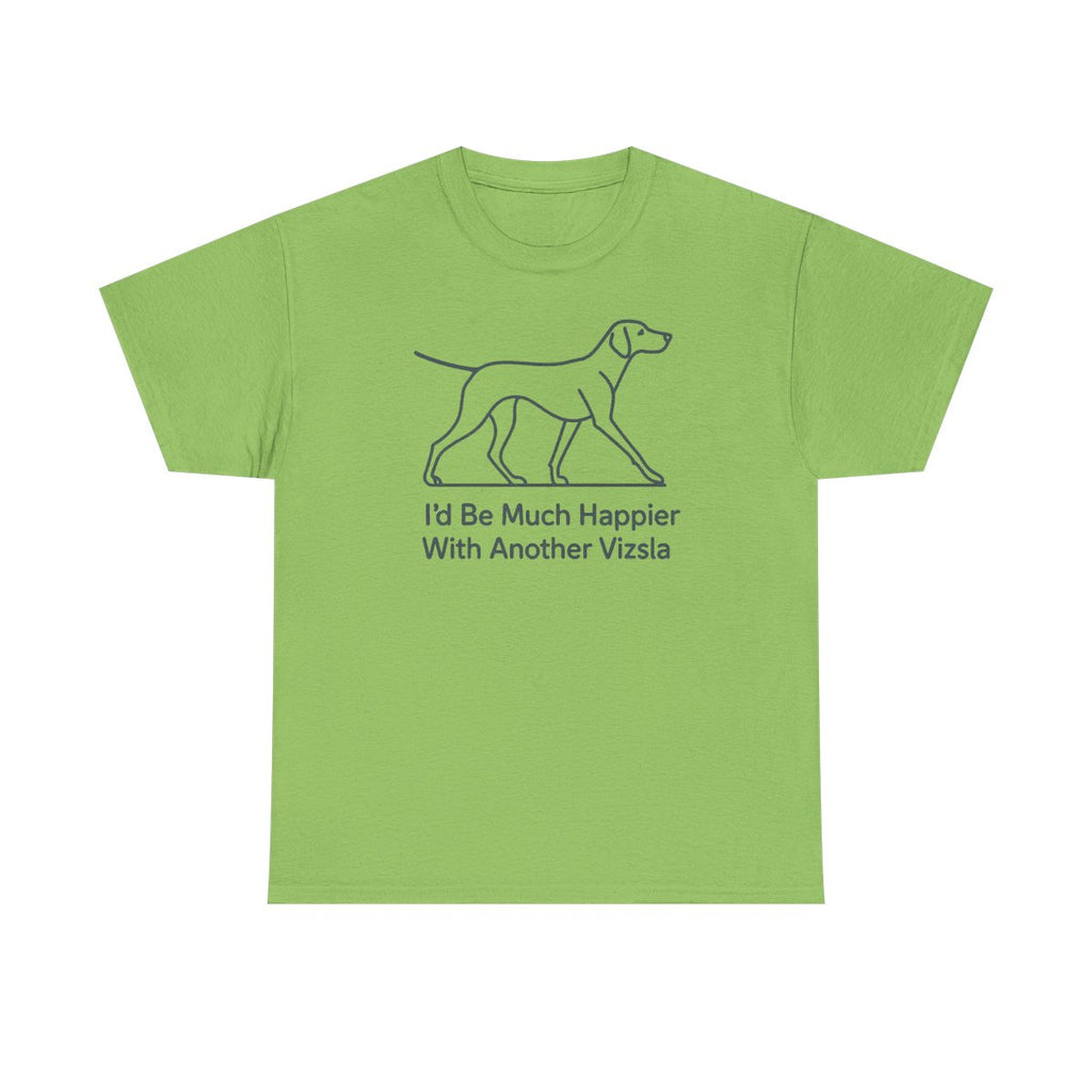 Another Vizsla t-shirt, Lime